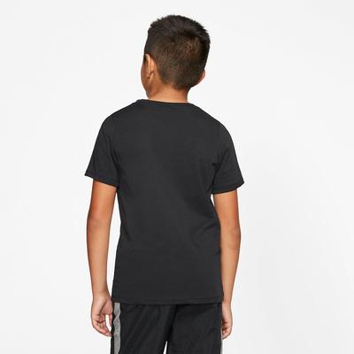 Nike Boys Sportswear T-Shirt - Black/Metallic Gold - main image