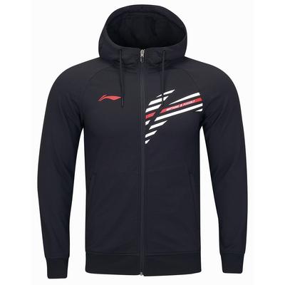 Li-Ning Mens Knit Full Zip Hoodie - Black - main image