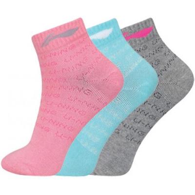 Li-Ning Womens Socks (3 Pairs) - Multi-Colour - main image