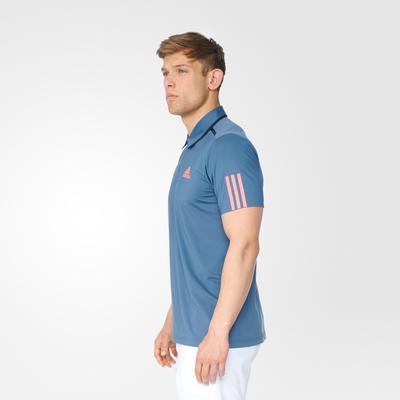 Adidas Mens Barricade Polo - Tech Ink Blue - main image