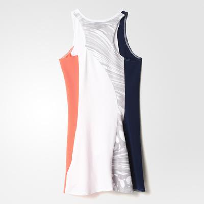 Adidas Girls Stella McCartney Dress - White/Blue/Red - main image