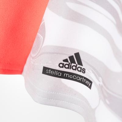 Adidas Girls Stella McCartney Barricade Skort - Red/White/Grey - main image