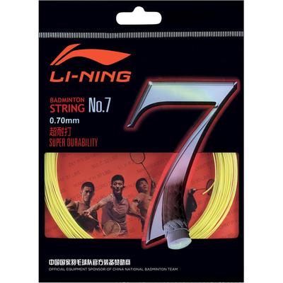 Li-Ning No.7 Badminton String Set - Yellow - main image
