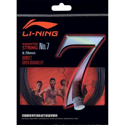 Li-Ning No.7 Badminton String Set - Black - main image
