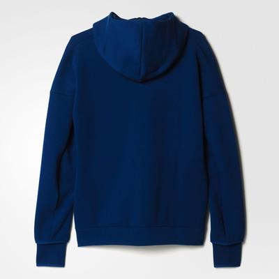 Adidas Mens Pro Daybreaker Hoodie - Tech Steel Blue/Flash Red - main image