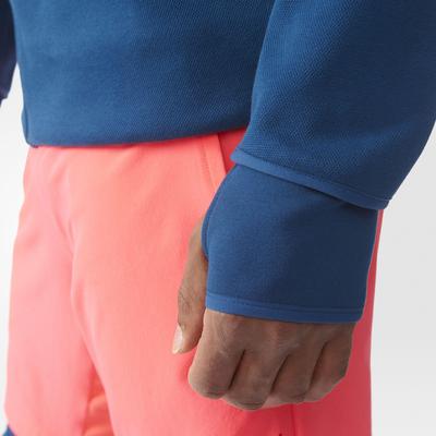 Adidas Mens Pro Daybreaker Hoodie - Tech Steel Blue/Flash Red - main image