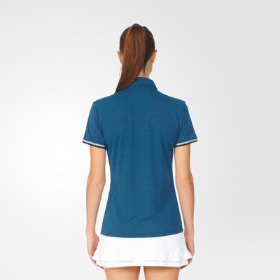 Adidas Womens Uncontrol ClimaChill Polo - Chill Tech Steel Blue - main image