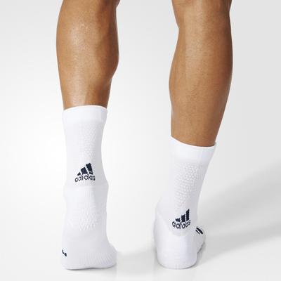 Adidas Tennis ID Crew Socks (1 Pair) - White/Black - main image