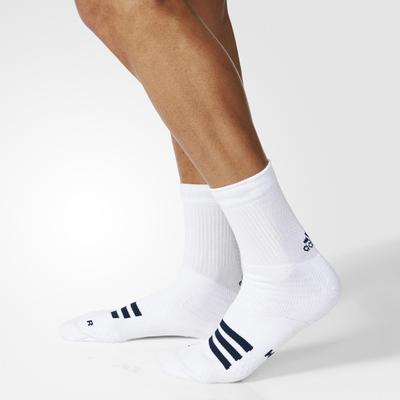 Adidas Tennis ID Crew Socks (1 Pair) - White/Black - main image