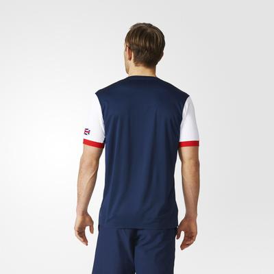 Adidas Mens Rio 2016 Team GB Olympic Climachill Tee - White/Blue - main image