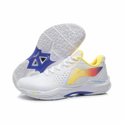 Li-Ning Mens Leiting Badminton Shoes - White/Yellow - main image