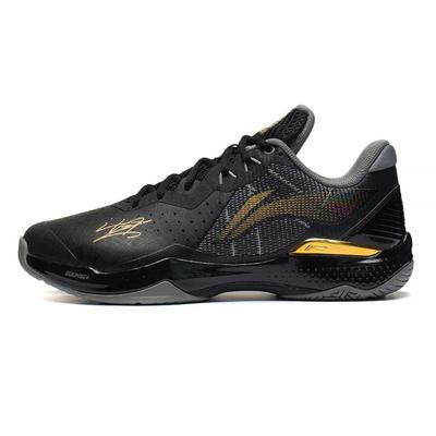 Li-Ning Mens AxForce LT-01 CL Chen Long Signature Badminton Shoes - Black/Gold