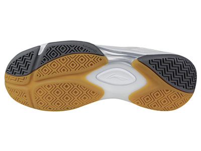 Li-Ning Mens Training Badminton Shoes - White/Black (AYTG003-2)  - main image