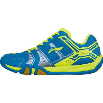 Li-Ning Mens Family Badminton Shoes - Blue/Lime - main image