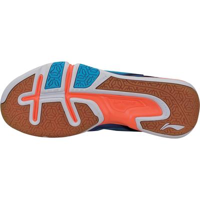 Li-Ning Mens Flash X Badminton Shoes - Blue/Orange - main image