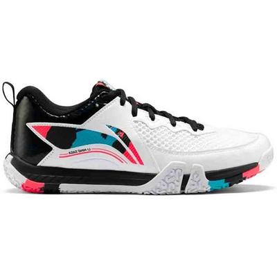 Li-Ning Mens Saga II Lite Badminton Shoes - White/Black - main image