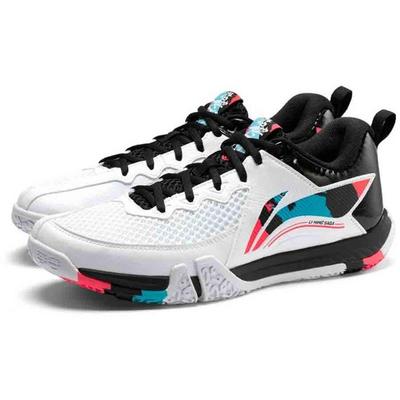 Li-Ning Mens Saga II Lite Badminton Shoes - White/Black - main image