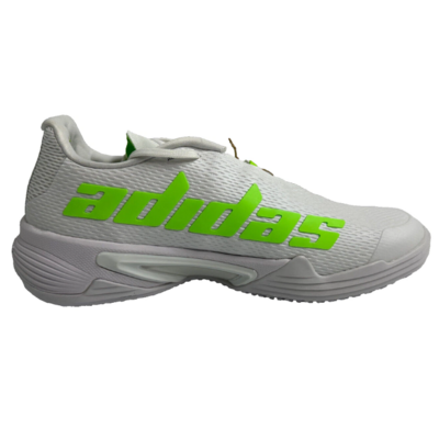 Adidas Womens Barricade Grass Tennis Shoes - White/Green - main image