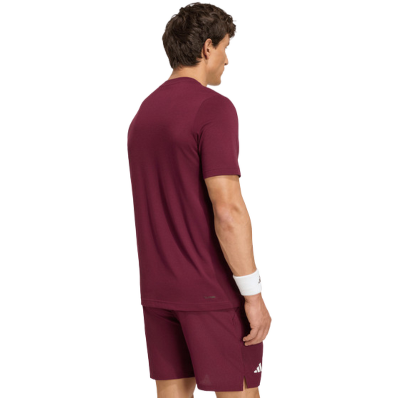 Adidas Mens Heritage Tee - Maroon - main image