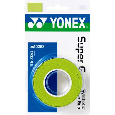 Yonex AC102EX Super Grap Grips (Pack of 3) - Citrus Green - main image