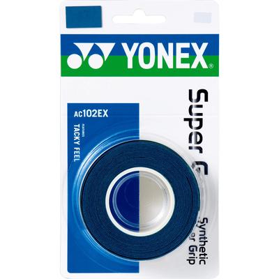 Yonex AC102EX Super Grap Grips (Pack of 3) - Deep Blue - main image