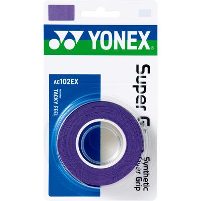 Yonex AC102EX Super Grap Grips (Pack of 3) - Deep Purple - main image