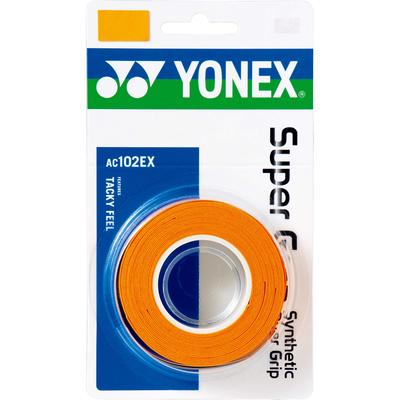 Yonex AC102EX Super Grap Grips (Pack of 3) - Orange - main image