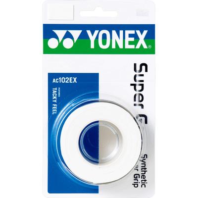 Yonex AC102EX Super Grap Grips (Pack of 3) - White - main image