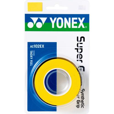 Yonex AC102EX Super Grap Grips (Pack of 3) - Yellow