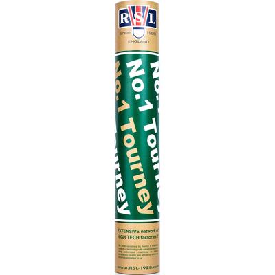 RSL Tourney No. 1 Feather Badminton Shuttlecocks (1 Dozen) - main image