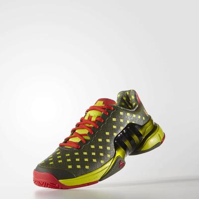 Adidas Mens Barricade 2015 Great Wall Tennis Shoes - Green - main image