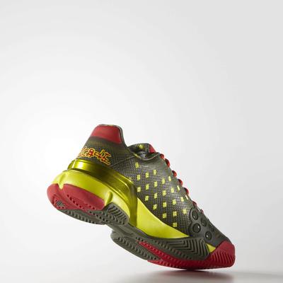 Adidas Mens Barricade 2015 Great Wall Tennis Shoes - Green - main image