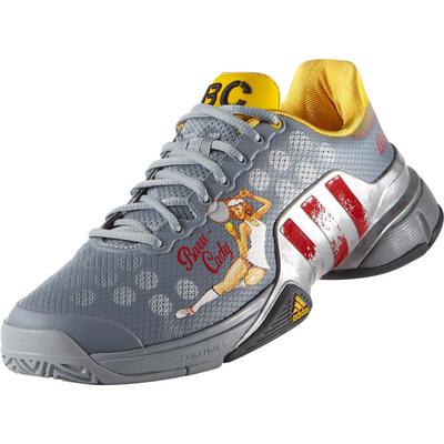 Adidas Mens Barricade 2015 Lucky Lady Barri-Cady Tennis Shoes - Grey - main image