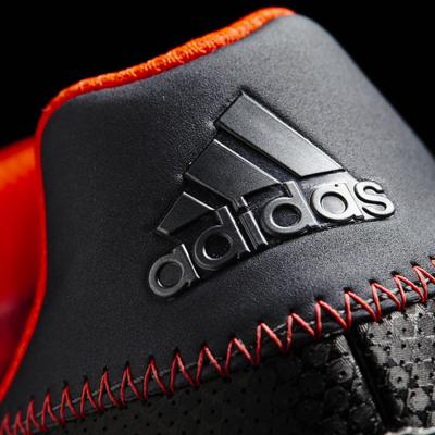 Adidas Mens Barricade Court Tennis Shoes - Black/Red - main image