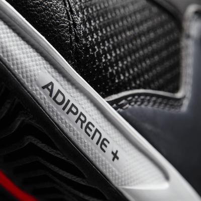 Adidas Mens Barricade Court Tennis Shoes - Black/Red - main image