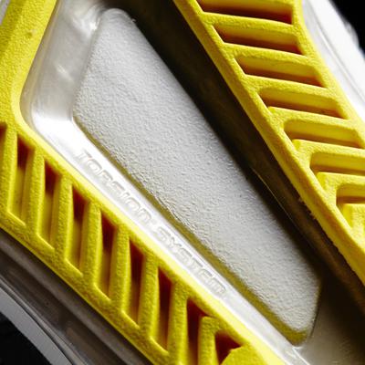 Adidas Mens Barricade Team 4 Tennis Shoes - Dark Grey/Yellow - main image