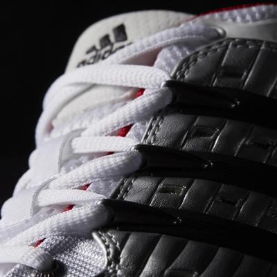 Adidas Mens Barricade V Classic Tennis Shoes - White/Red - main image