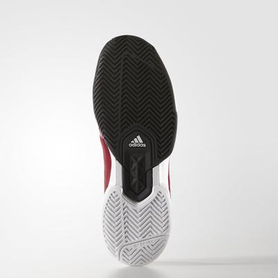 Adidas Mens Sonic Court Tennis Shoes - Red/Core Black - main image