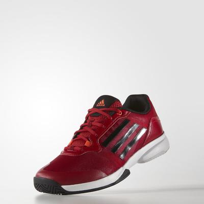 Adidas Mens Sonic Court Tennis Shoes - Red/Core Black - main image