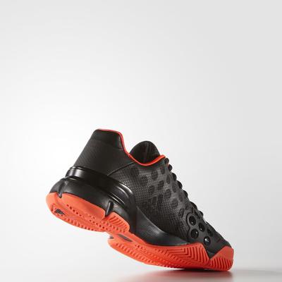 Adidas Mens Barricade 2015 Tennis Shoes - Black/Solar Red - main image