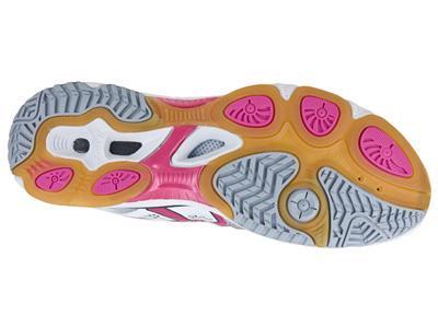 Asics Womens GEL-Beyond Squash/Badminton Indoor Shoes - White/Pink/Silver - main image