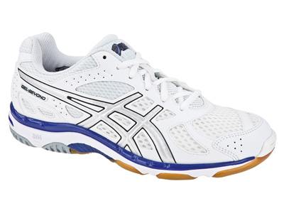 Asics Womens GEL-Beyond Indoor Court Shoes - White/Lightning/Purple - main image