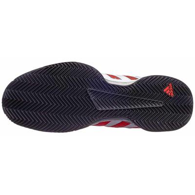 Adidas Mens Barricade Team 4 Clay Tennis Shoes - Red/White - main image