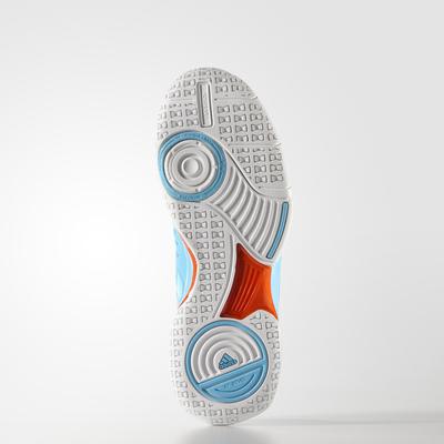 Adidas Womens Court Stabil 12 Indoor Shoes - Bright Cyan - main image