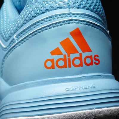 Adidas Womens Court Stabil 12 Indoor Shoes - Bright Cyan - main image