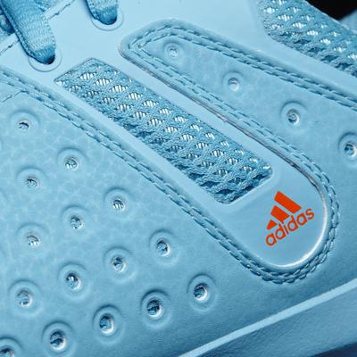 Adidas Womens Court Stabil 12 Indoor Shoes - Bright Cyan - main image