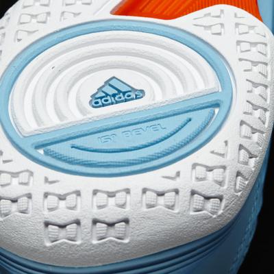 Adidas Womens Court Stabil 12 Indoor Shoes - Bright Cyan - main image