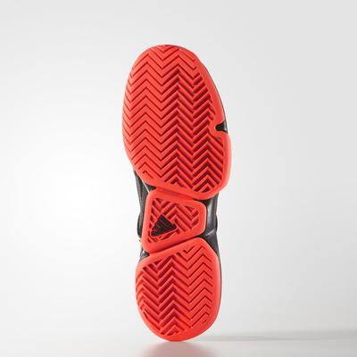 Adidas Mens Adizero Ubersonic Tennis Shoes - Black/Red - main image