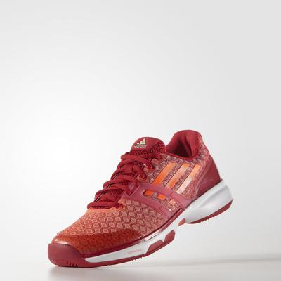 Adidas Womens Adizero Ubersonic Tennis Shoes - Power Red/Solar Red - main image