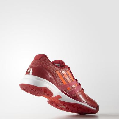 Adidas Womens Adizero Ubersonic Tennis Shoes - Power Red/Solar Red - main image